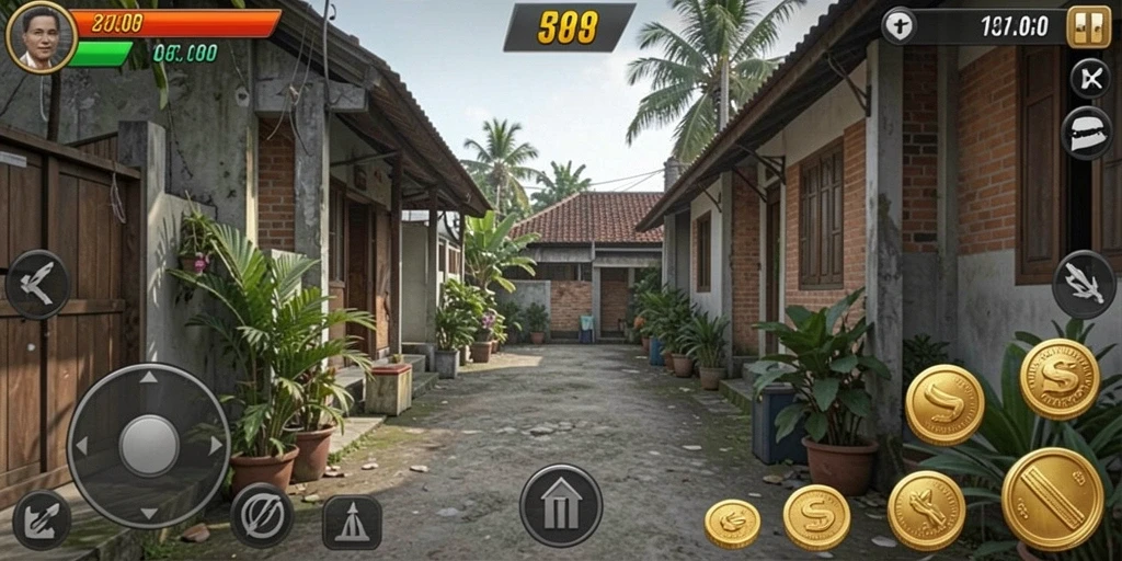 Tampilan grafis yang menarik dan modern.