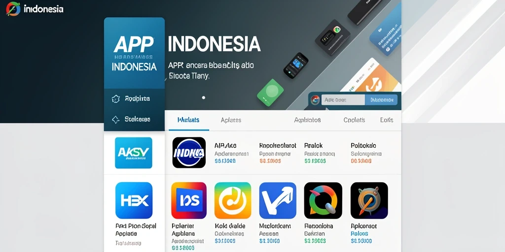 Screenshot menunjukkan tampilan utama dengan antarmuka yang menarik.