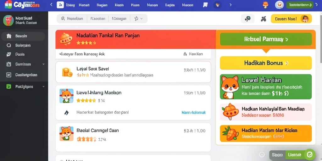 Tampilan antarmuka yang menarik dan intuitif.