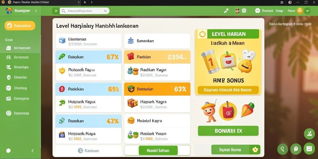 Tampilan grafis yang memukau dan rinci.