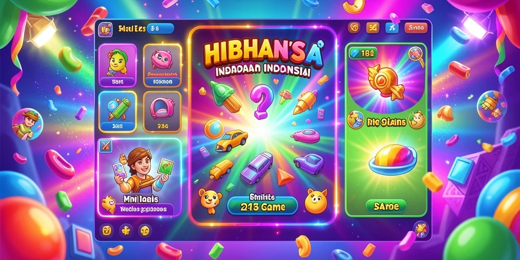 Tampilan awal game TVTOTO yang menarik dan dinamis.