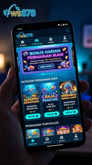 Cuplikan layar menu unduhan we878 untuk perangkat Android